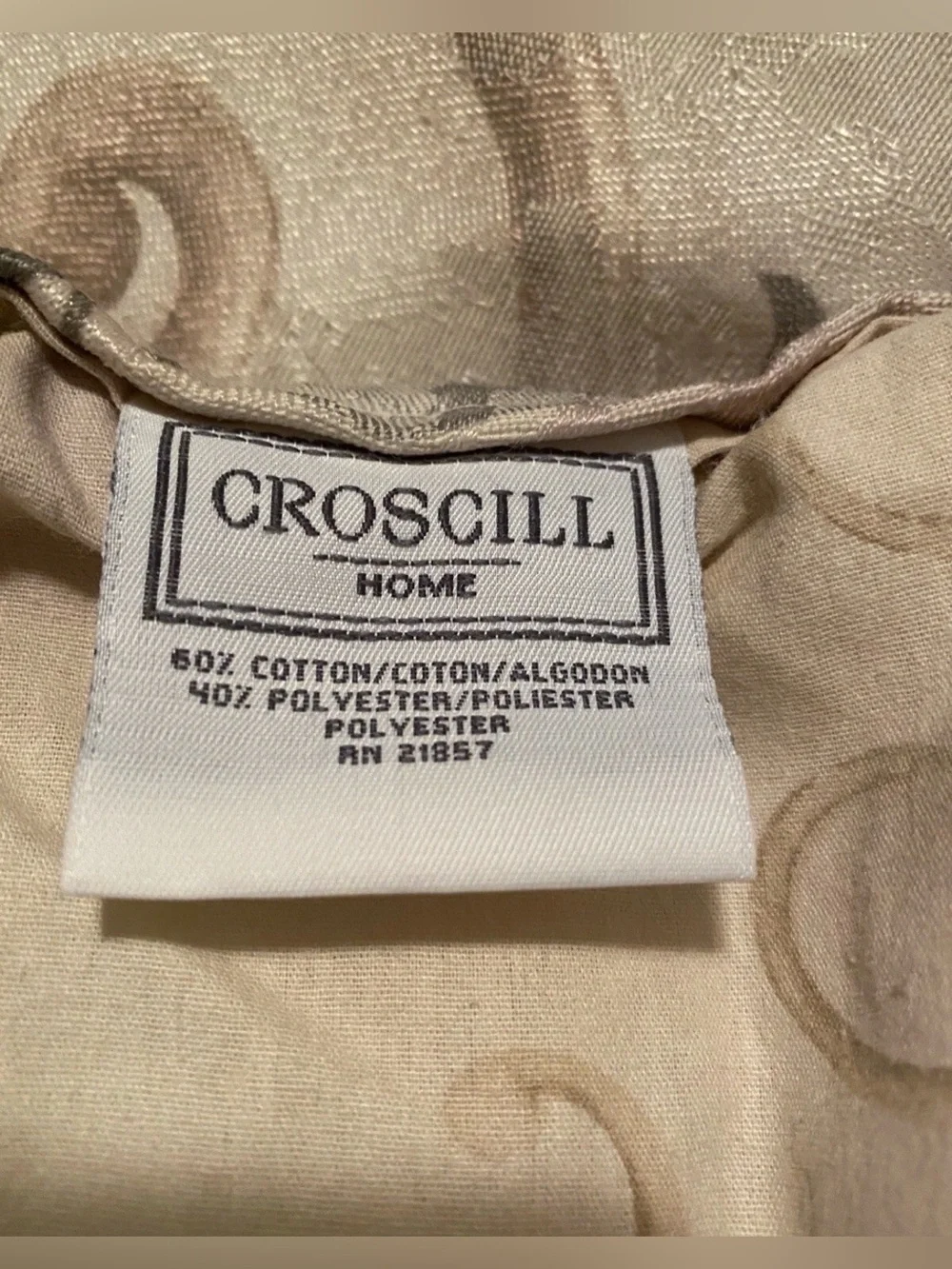 Croscill Discontinued Chambord Cassis 22” Fringe Throw Pillow  Amethyst Floral